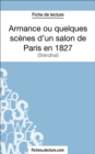Image for Armance ou quelques scenes d&#39;un salon de Paris en 1827: Analyse complete de l&#39;A uvre.
