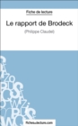 Image for Le rapport de Brodeck: Analyse complete de l&#39;A uvre
