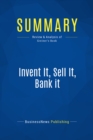 Image for Summary : Invent It, Sell It, Bank it - Lori Greiner: Make Your Million-Dollar Idea into a Reality