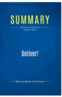 Image for Summary : Deliver!:Review and Analysis of Champy&#39;s Book