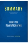 Image for Summary : Rules for Revolutionaries:Review and Analysis of Kawasaki&#39;s Book