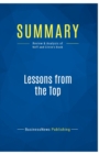 Image for Summary : Lessons from the Top:Review and Analysis of Neff and Citrin&#39;s Book
