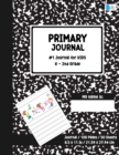 Image for Primary Story Book : Dotted Midline and Picture Space Black Marble Design Grades K-2 School Exercise Book Draw and Write Note book 100 Story Pages - ( Kids Composition Notebooks ) Durable Soft Cover H