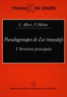 Image for Pseudogroupes de Lie transitifs. Vol. 1: Structures principales