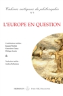 Image for Cahiers critiques de Philosophie, n(deg)5 - L&#39;Europe en question