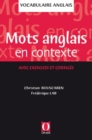 Image for Mots anglais en contexte [electronic resource] : avec exercices et corrigés / C. Bouscaren, F. Lab.