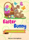 Image for Easter Bunny Coloring Book : Cute Easter Bunny Coloring Book Easter Bunny Coloring Pages for Kids 25 Incredibly Cute and Lovable Easter Bunny Designs
