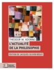 Image for L&#39;Actualite de la philosophie et autres essais