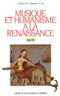 Image for Musique et humanisme a la Renaissance
