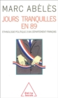 Image for Jours tranquilles en 89: Ethnologie politique d&#39;un departement francais