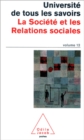 Image for La Societe et les Relations sociales: N(deg)12