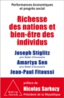Image for Richesse des nations et bien-etre des individus.: Performances economiques et progres social