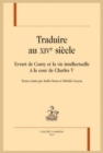 Image for Traduire au XIVe siecle