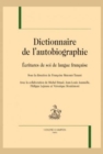 Image for Dictionnaire de l&#39;autobiographie