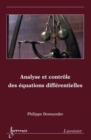 Image for Analyse et contrôle des équations différentielles [electronic resource]. 