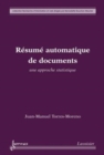 Image for Resume automatique de documents: Une approche statistique