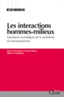 Image for Les interactions hommes-milieux - Questions et pratiques de la recherche en environnement [electronic resource]. 