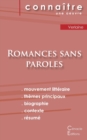 Image for Fiche de lecture Romances sans paroles de Verlaine (Analyse litteraire de reference et resume complet)