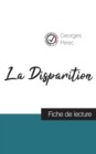 Image for La Disparition de Georges Perec (fiche de lecture et analyse complete de l&#39;oeuvre)