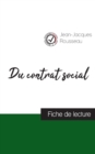 Image for Du contrat social de Jean-Jacques Rousseau (fiche de lecture et analyse complete de l&#39;oeuvre)