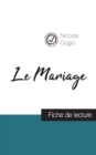 Image for Le Mariage de Nicolas Gogol (fiche de lecture et analyse complete de l&#39;oeuvre)