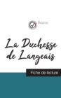 Image for La Duchesse de Langeais de Balzac (fiche de lecture et analyse complete de l&#39;oeuvre)