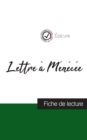Image for Lettre a Menecee de Epicure (fiche de lecture et analyse complete de l&#39;oeuvre)
