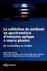 Image for La Validation De Methode En Spectrometrie D?emission Optique a Source Plasma