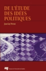Image for De L&#39;etude Des Idees Politiques
