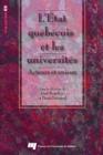 Image for L&#39;etat Quebecois Et Les Universites: Acteurs Et Enjeux