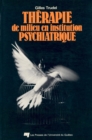 Image for Therapie De Milieu En Institution Psychiatrique: Une Approche Behaviorale