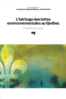 Image for L&#39;heritage des luttes environnementales au Quebec: Un souffle ecocitoyen