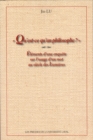 Image for Qu&#39;est-ce qu&#39;un philosophe?