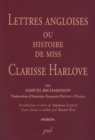 Image for Lettres Angloises Ou L&#39;histoire De Miss Clarisse Harlove