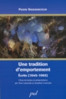 Image for Une tradition d&#39;emportement.
