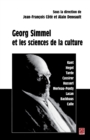 Image for Georg Simmel et les sciences de culture.