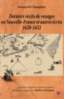 Image for Derniers recits de voyages en Nouvelle-France et autres...