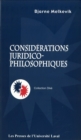 Image for Considerations juridico-philosophiques.