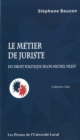 Image for Le metier de juriste.