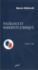 Image for Tolerance et modernite juridique