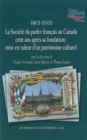 Image for Societe du parler-francais (1902-2002): mise en valeur du patrimoine culturel