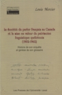 Image for Societe du parler-francais au Canada et la mise en valeur...: Histoire de son enquete et genese de son glossaire