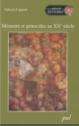 Image for Memoire et genocides au XXe siecle