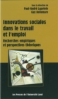 Image for Innovations sociales dans le travail et l&#39;emploi: Recherches empiriques et perspectives theoriques