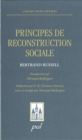 Image for Principes de reconstruction sociale Les.