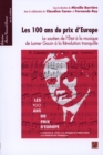 Image for Les 100 ans du prix d&#39;Europe