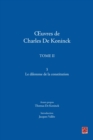 Image for Oeuvres de Charles De Koninck 02 - v.03.