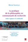 Image for La pratique de la philosophie en communaute de recherche