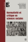 Image for Normativite Et Critique En Sciences Sociales