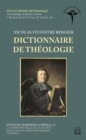 Image for La vision nouvelle de la societe dans l&#39;Encyclopedie methodique. Volume V. Dictionnaire de Theologie